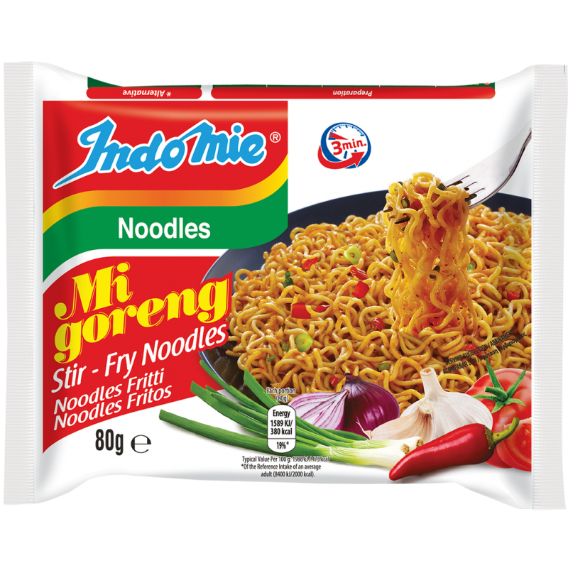 Indomie Noodle Box 40 x 80g Mi Goreng Stir-Fry Indomie Noodles