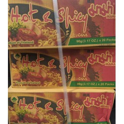 Mama Instant Noodles Hot & Spicy Jumbo Pack 90gX20 Oriental Style Hot and Spicy Noodles