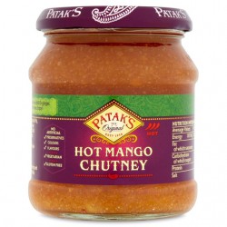 Patak's Hot Mango Chutney 340g Indian Style Hot Mango Chutney