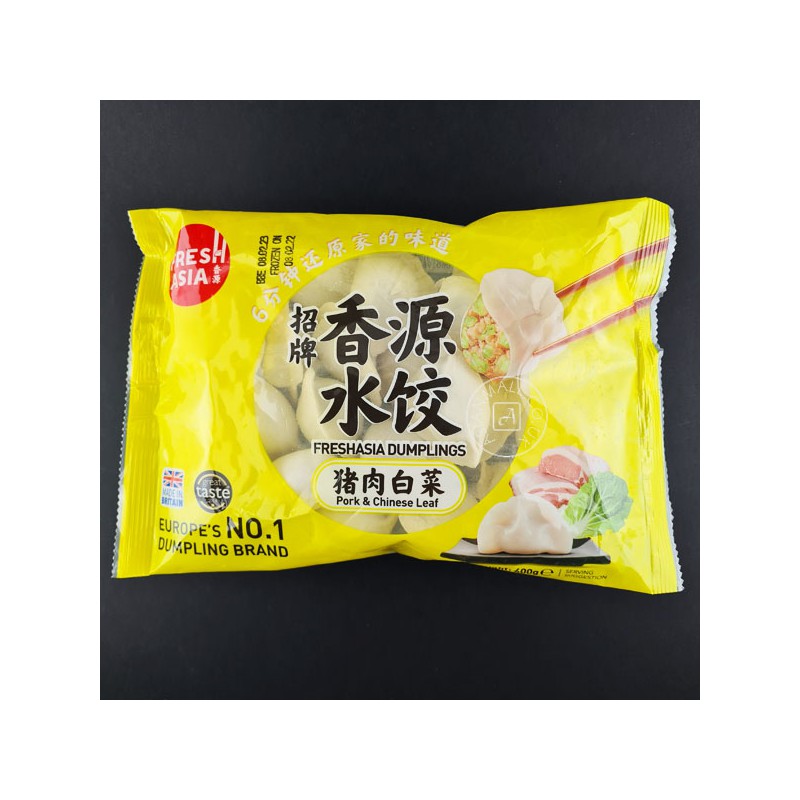 Fresh Asia Foods Pork and Chinese leaf 400g Frozen Dumplings