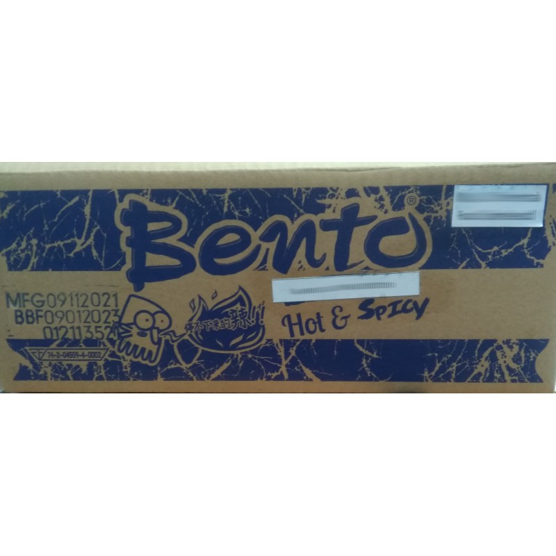 Bento Box Of Fish Snack Hot And Spicy Flavour 36x20g Surimi Hot And Spicy