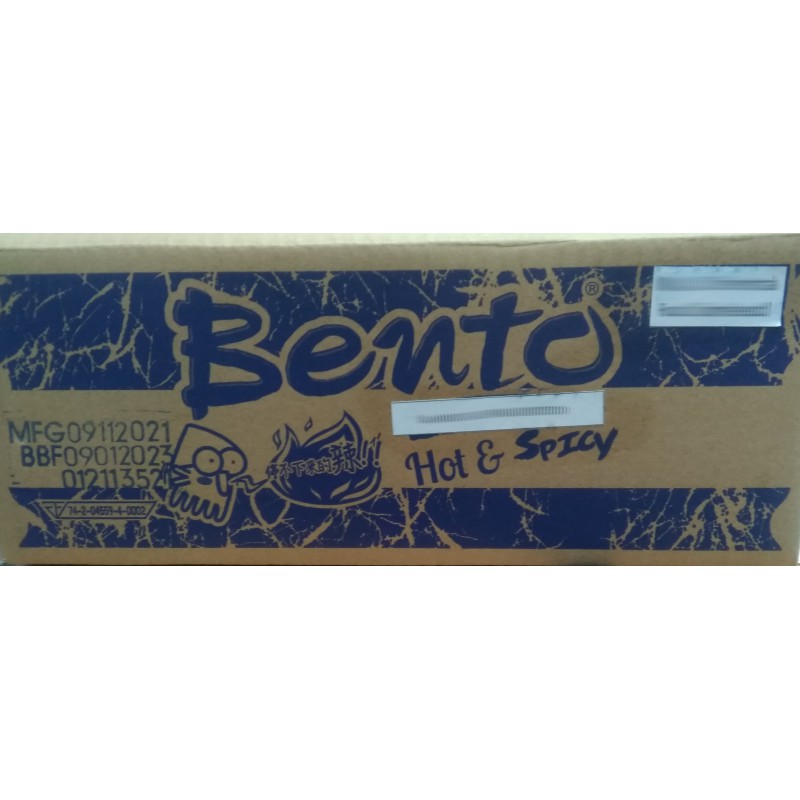 Bento Box Of Fish Snack Hot And Spicy Flavour 36x20g Surimi Hot And Spicy Bento Box Of Fish Snack Hot And Spicy Flavour 36x20g Surimi Hot And Spicy