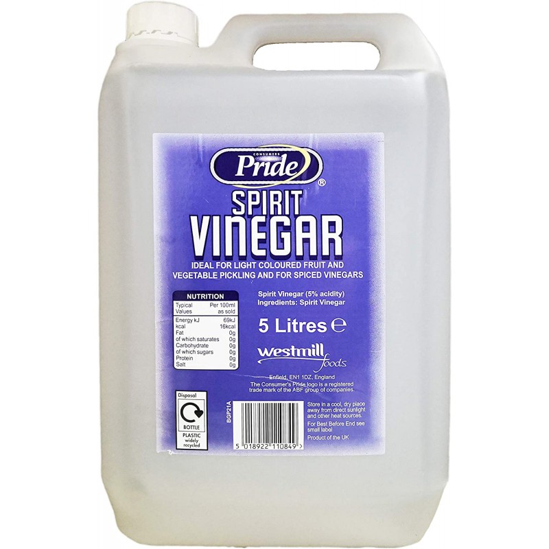 Consumer Pride Spirit Vinegar 5L 5% Acidity Spirit Vinegar