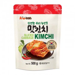 K-Eats Kimchi 500g Original Keats Sliced Cabbage Fresh Korean Kimchi