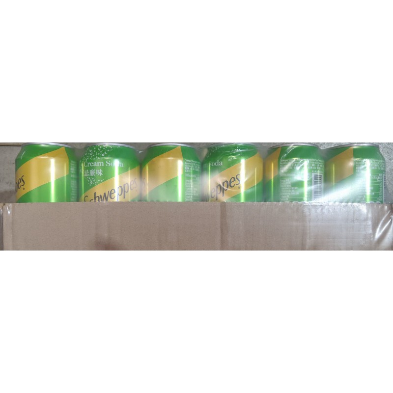 Schweppes Cream Soda Can 24x330ml Cream Soda Cans