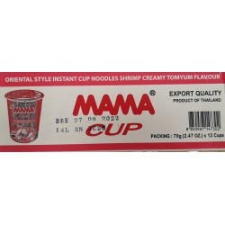 Mama Box £̶1̶2̶.̶9̶9̶ Cup Noodles 12x70g Shrimp Creamy...