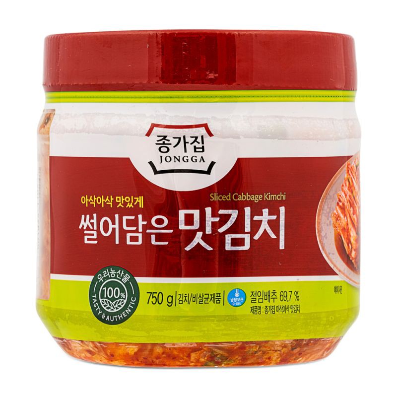 Chongga Mat Kimchi 750g tub (종가집 - 맛김치) Cut Cabbage Fresh Kimchi Chongga Mat Kimchi 750g tub (종가집 - 맛김치) Cut Cabbage Fresh Kimchi