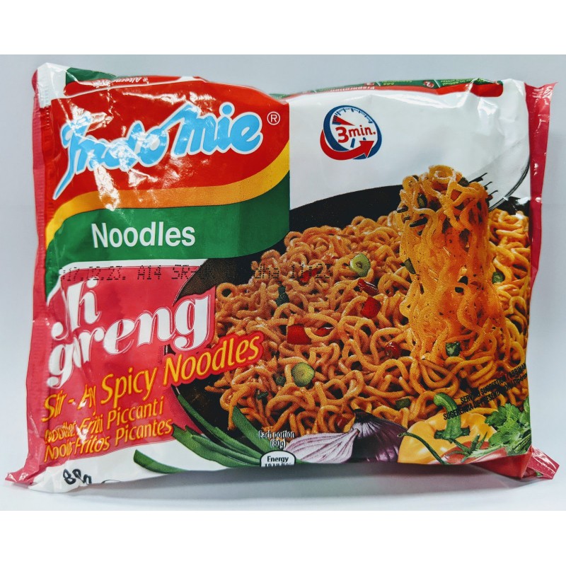 Indomie Stir-Fry Spicy 80g Mi Goreng Pedas Stir-Fry Spicy Noodles Indomie Stir-Fry Spicy 80g Mi Goreng Pedas Stir-Fry Spicy Noodles