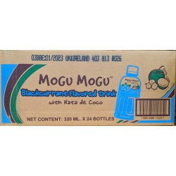 Mogu Mogu Blackcurrant 24x320ml Nata de Coco Blackcurrant Drink