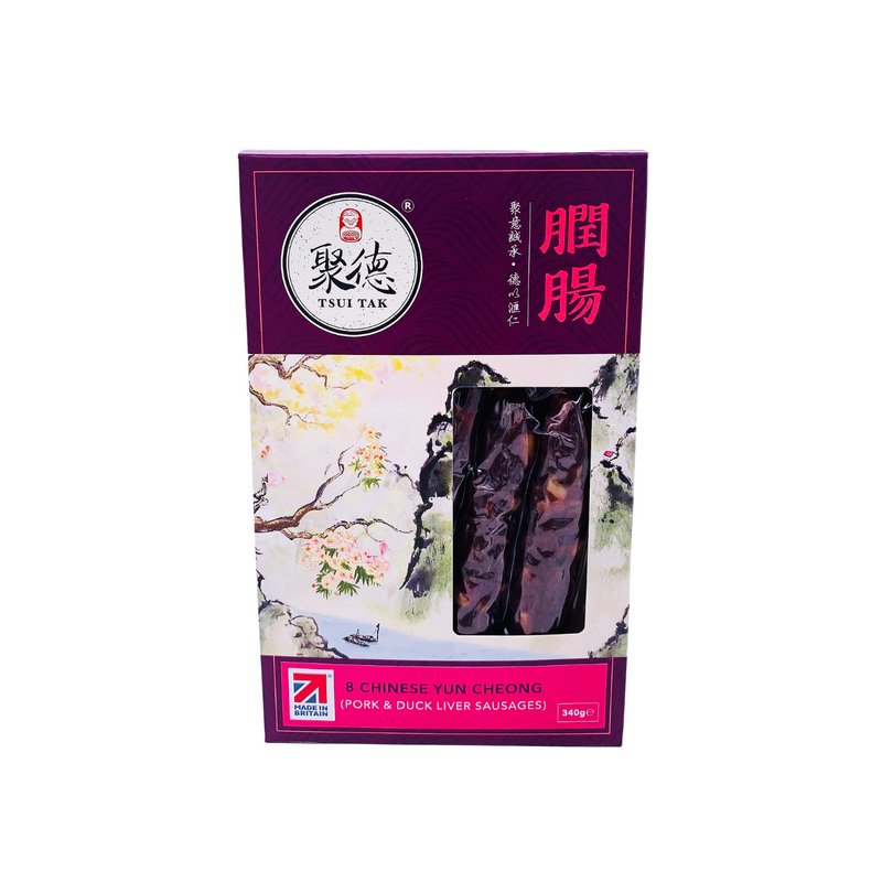 Tsui Tak Chinese Yun Cheong 340g (8) Pork & Duck Liver Sausages