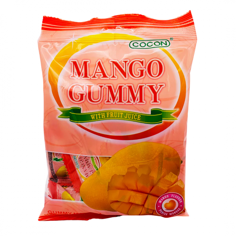 Cocon Mango Gummy 100g With Fruit Juice