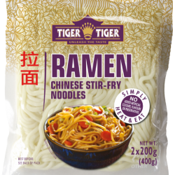 Tiger Tiger Chinese Style Twin Pack 2x200g Stir Fry Ramen Japanese Style Noodles