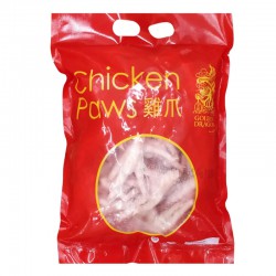 Golden Dragon Raw Chicken Paws 1kg Frozen Chicken Feet