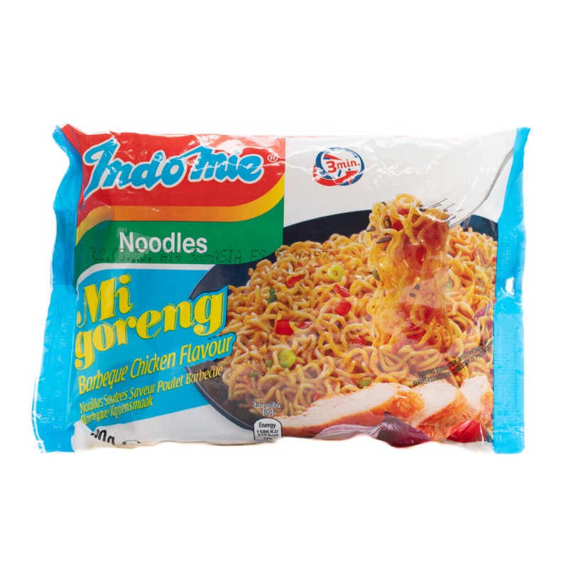 Indomie Mi Goreng BBQ Chicken 80g Instantant Indonesian Barbeque Chicken Noodles