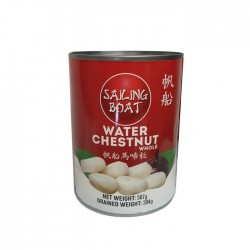 Sailing Boat Water Chestnuts Whole 567g Whole Water Chestnuts