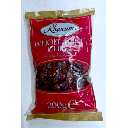 Khanum Whole Long Chilli 200g Whole Chilli