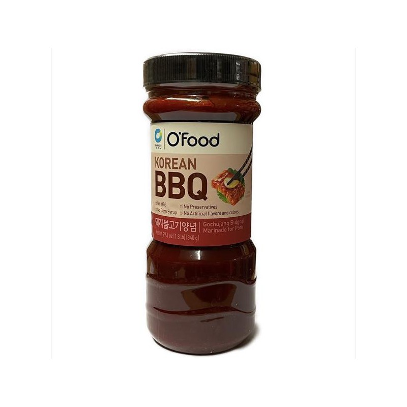 O'Food Korean BBQ Gochujang Bulgogi Marinade for Pork 840g Gochujang Bulgogi Marinade for Pork