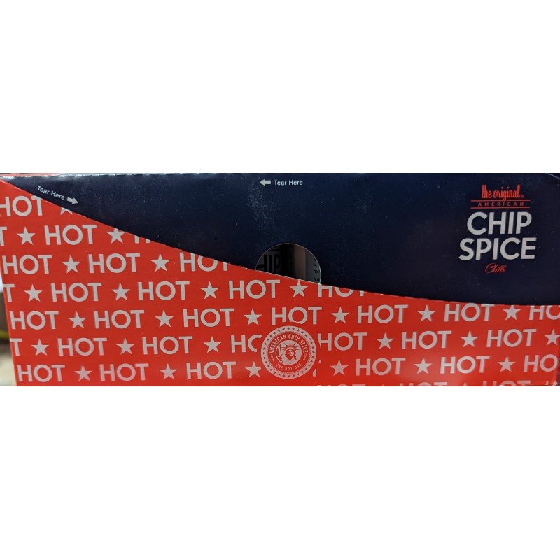 The Original American Chilli Chip Spice 8x85g Chilli Chip Spice The Hot One