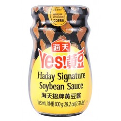 Hai Tian Yes! Signature Hot Chewy Soybean Paste 800g 海天辣黄豆酱 HT Hot Chewy Yellow Bean