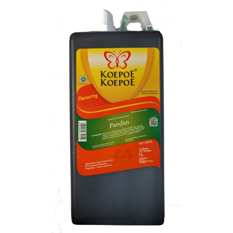 Koepoe Koepoe Pandan Flavour Essence 1l Perisa dan Perarma (Pasta) Pandan Paste Essence Koepoe Koepoe Pandan Flavour Essence 1l Perisa dan Perarma (Pasta) Pandan Paste Essence