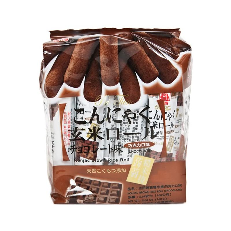 Pei Tien 160g Brown Rice Rolls - Chocolate Flavour Pei Tien 160g Brown Rice Rolls - Chocolate Flavour