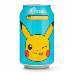 QDOL Pokemon Drink 330ml Citrus Sparkling Water Pikachu