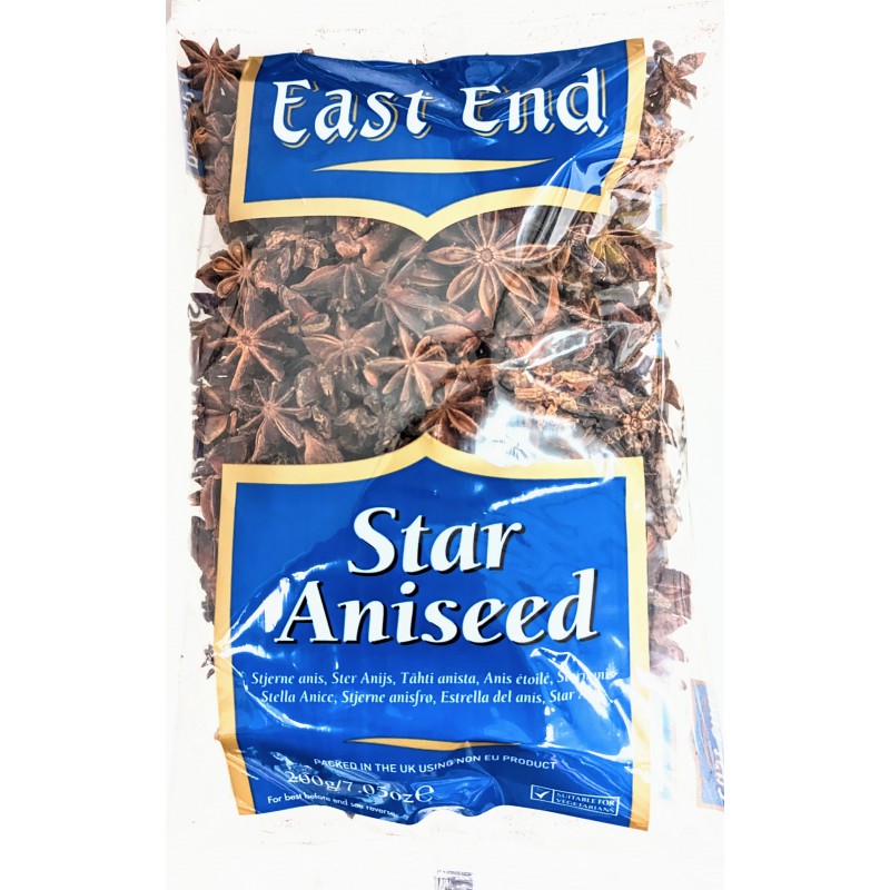 East End Star Anise 200g Star Aniseeds