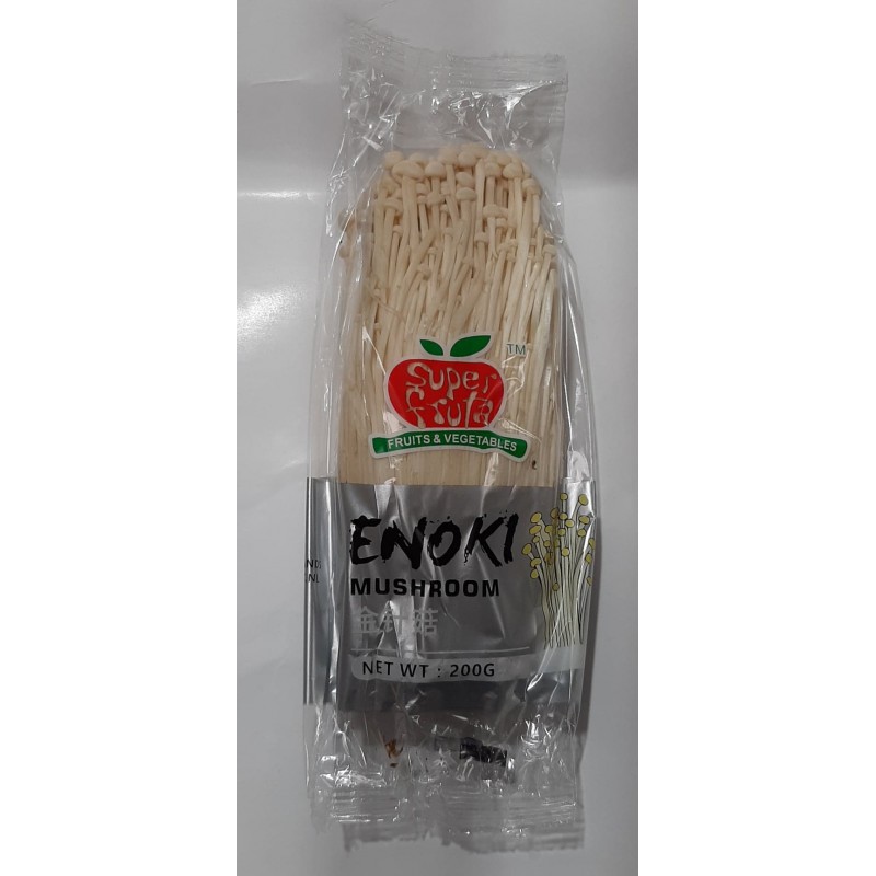 Super Fruta Enoki Mushroom 100g Enoki Mushrooms