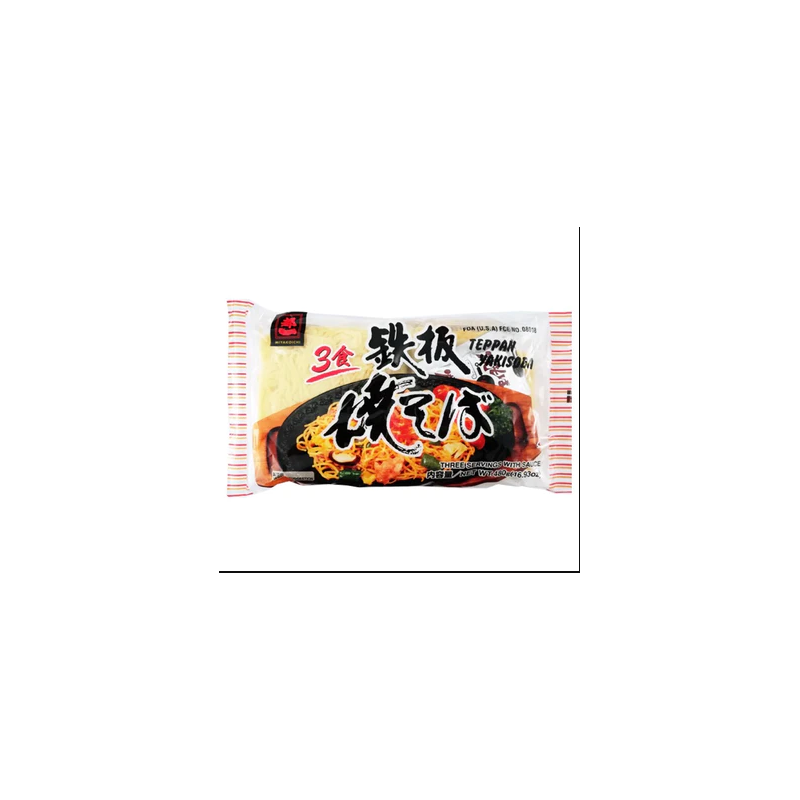 Miyakoichi Yakisoba  Noodles With Sauce Sachets 3x160g Yakisoba