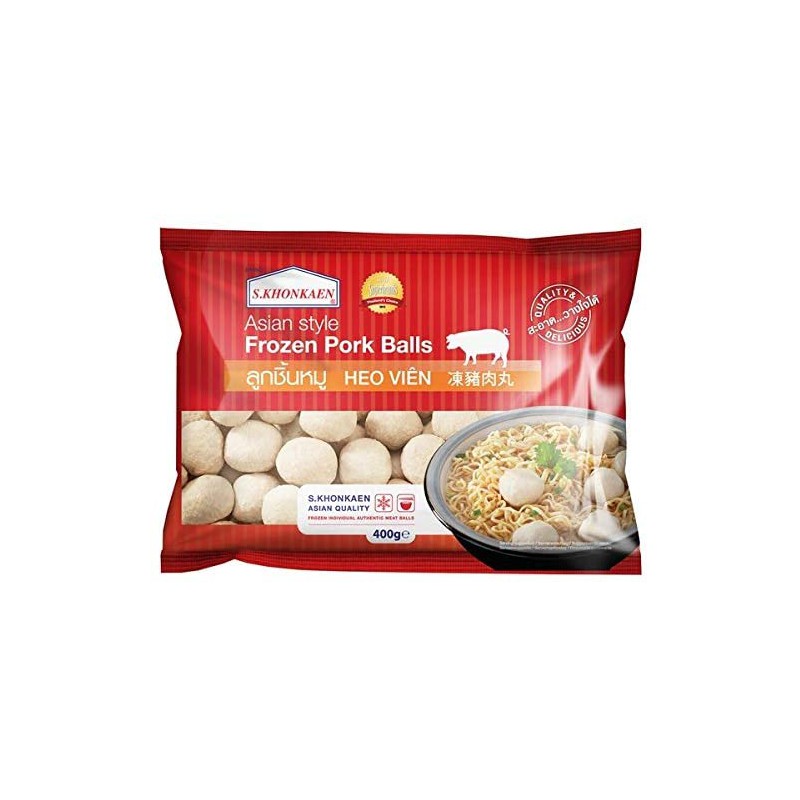 S. Khonkaen Frozen Pork Balls 400g Frozen Pork Ball