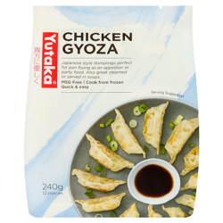 Yutaka Frozen Chicken Gyoza 240g Crispy & Juicy Japanese-Style Dumplings with Chicken