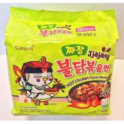 Samyang Noodle Box 40 packs x140g Hot Chicken Jjajang Ramen Black Bean Korean Ramyun Noodle