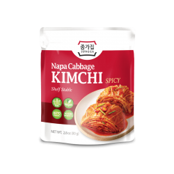 Jongga Sliced Kimchi 80g Ambient Nappa Cabbage Vegan Spicy Kimchi