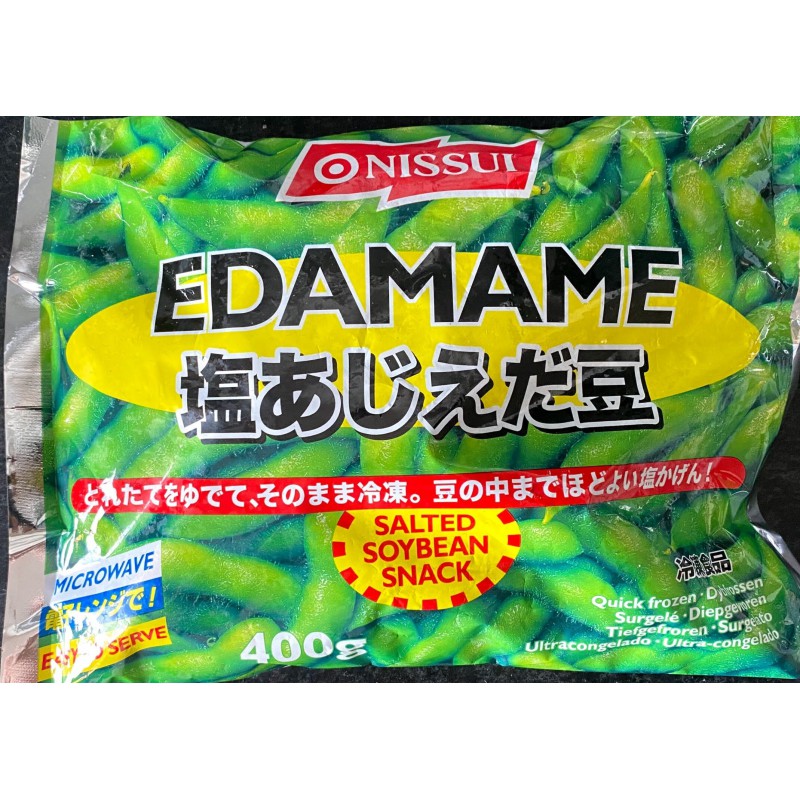 Onissui Blanched Edamame 400g Frozen Salted Soybean Snack Onissui Blanched Edamame 400g Frozen Salted Soybean Snack
