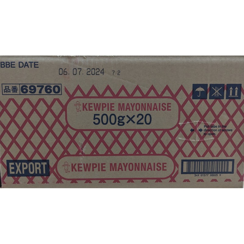 Full Case of 20x TF Kewpie Mayonnaise 500g Japanese Mayonnaise Full Case of 20x TF Kewpie Mayonnaise 500g Japanese Mayonnaise