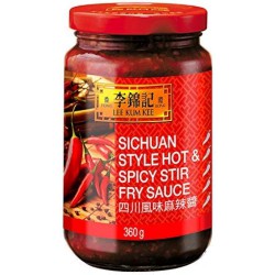 Lee Kum Kee Sichuan Style Hot & Spicy 360g LKK Sichuan Stir Fry Sauce