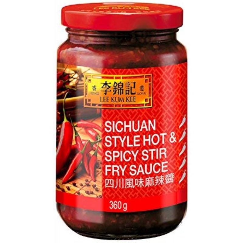Lee Kum Kee Sichuan Style Hot & Spicy 360g LKK Sichuan Stir Fry Sauce
