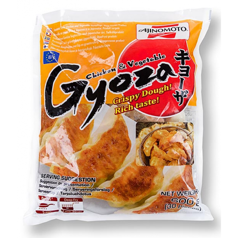 Ajinomoto Gyoza 600g Japanese Style Chicken and Vegetable Dumplings 30pcs Ajinomoto Gyoza 600g Japanese Style Chicken and Vegetable Dumplings 30pcs