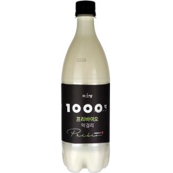 Kuksoodang Probiotic 1000 Rice-based Alcoholic Drink 750ml 5.0% Alc by vol 프리바이오 막걸리Korean Makgeolli