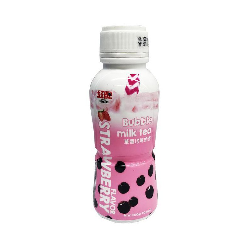 Rico Bubble Milk Tea Strawberry 300g Strawberry Milk Bubble Tea Rico Bubble Milk Tea Strawberry 300g Strawberry Milk Bubble Tea