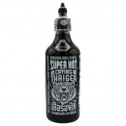 Crying Thaiger Super Hot Sriracha 440ml เสือร้องไห้ ซอสพริกศรีราชาเด็ดมาก Super Hot Sriracha Chilli Sauce