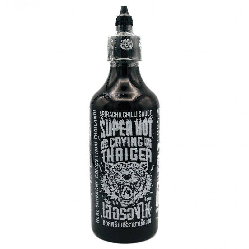 Crying Thaiger Super Hot Sriracha 440ml เสือร้องไห้ ซอสพริกศรีราชาเด็ดมาก Super Hot Sriracha Chilli Sauce Crying Thaiger Super Hot Sriracha 440ml เสือร้องไห้ ซอสพริกศรีราชาเด็ดมาก Super Hot Sriracha Chilli Sauce