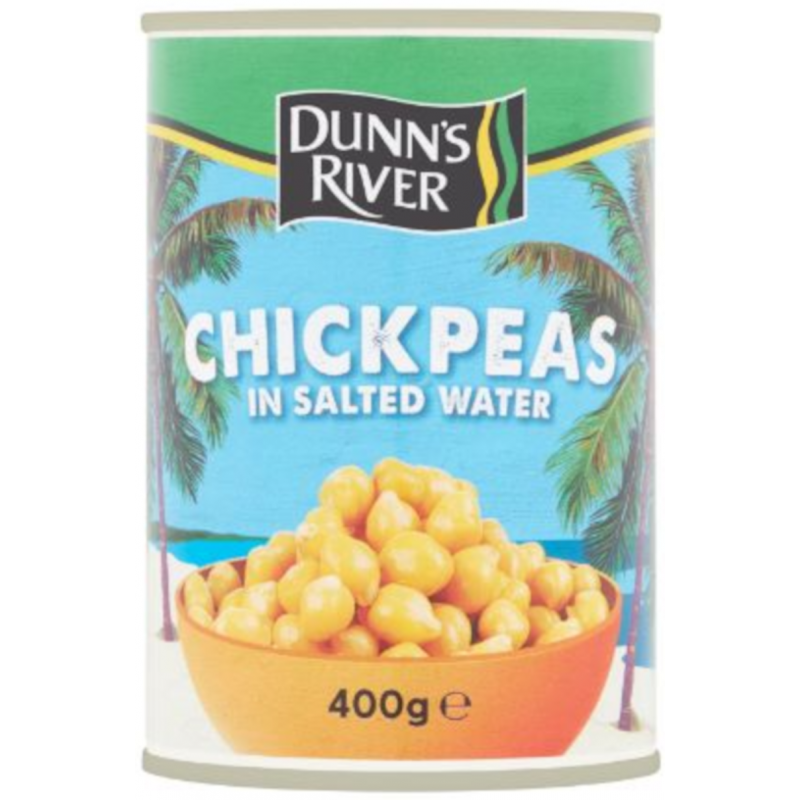 Dunn's River Chick Pea's 400g Chana Dal In Brine Chick Peas