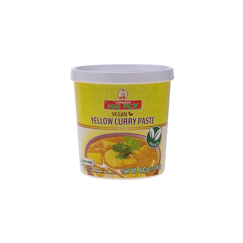 Mae Ploy Yellow Curry Paste 400g Vegetarian & Vegan Curry Paste