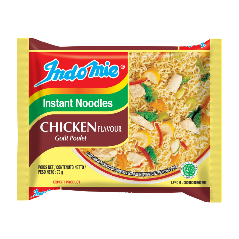 Indomie Chicken Flavour 70g Indonesian Instant Noodles