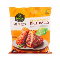 CJ Bibigo Korean Bibimbap Rice Balls 500g Frozen Vegan Plant Based Rice Balls