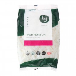 LG Fresh IPOH Hor Fun Noodles 420g 新鲜出炉的米粉 Fresh Malaysian Ho Fan Flat Rice Noodles
