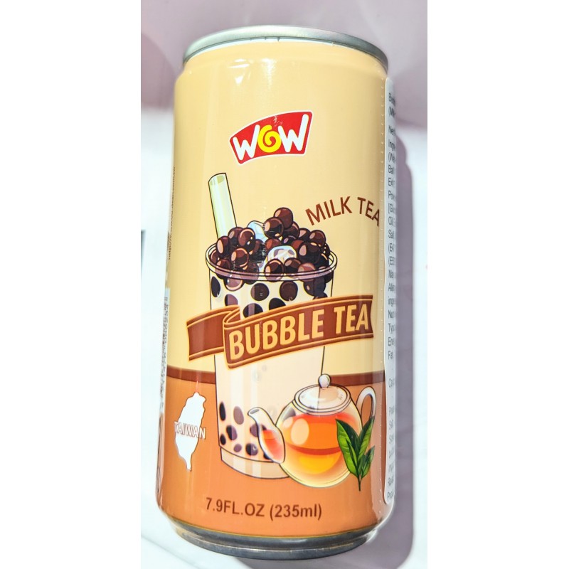 Wow Boba Milk Tea 235ml Konjac Bubble Original Milk Tea Wow Boba Milk Tea 235ml Konjac Bubble Original Milk Tea