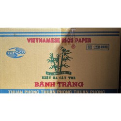 Bamboo Tree Vietnamese Rice Paper 44 x 340g Bánh Tráng Trộn 22cm Round Rice Papers