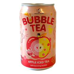 Madam Hong Apple Iced Bubble Tea 320ml Iced Apple Taiwanese Bubble Tea